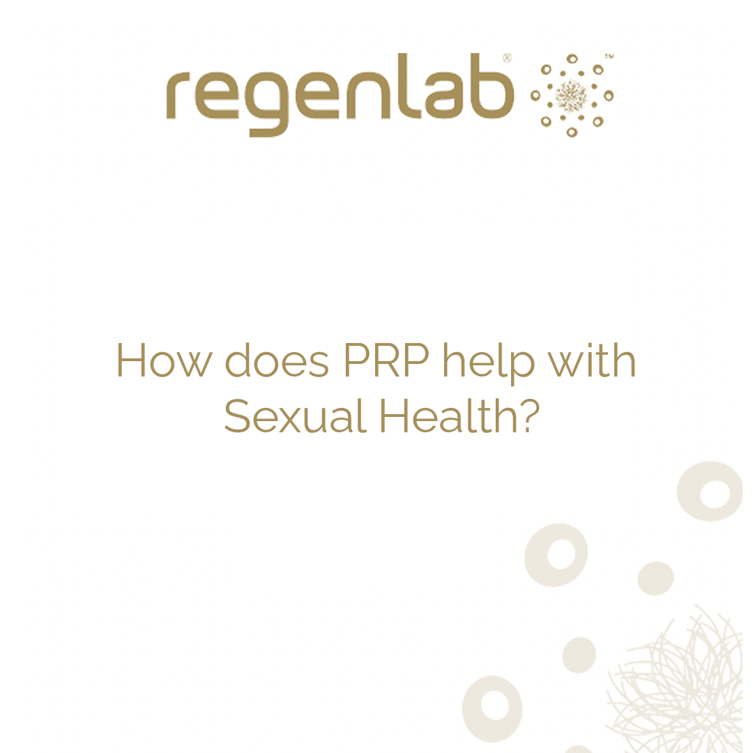 How does PRP help with Sexual Health?