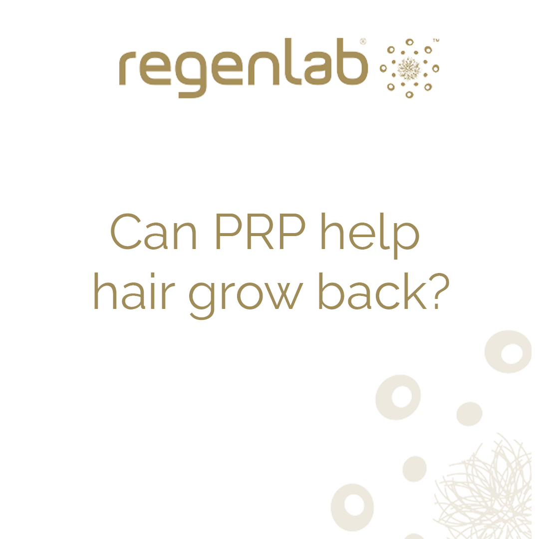 Can PRP help hair grow back?