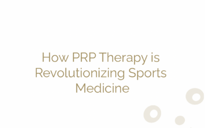 How PRP Therapy is Revolutionizing Sports Medicine