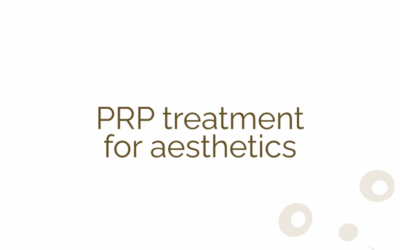 PRP treatment for aesthetics