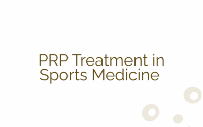 PRP Treatment in Sports Medicine